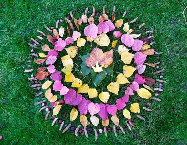 Land Art: How to Create an Autumn Mandala?