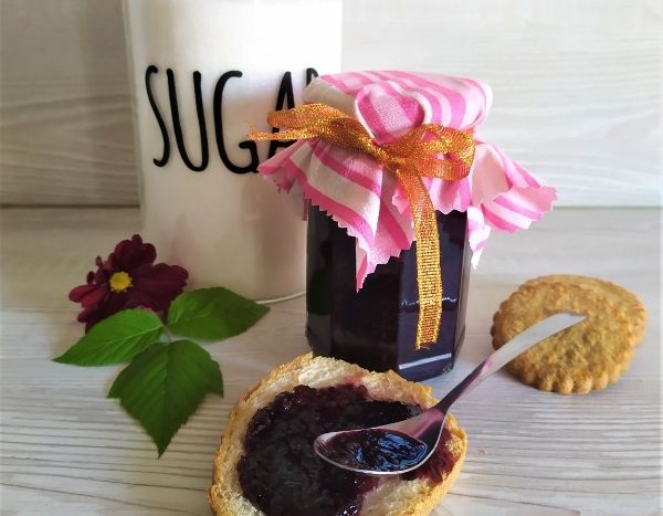 The recipe for blackberry jam