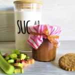 The recipe for rhubarb jam