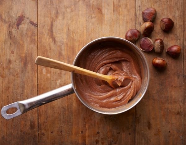 The recipe for chestnut jam